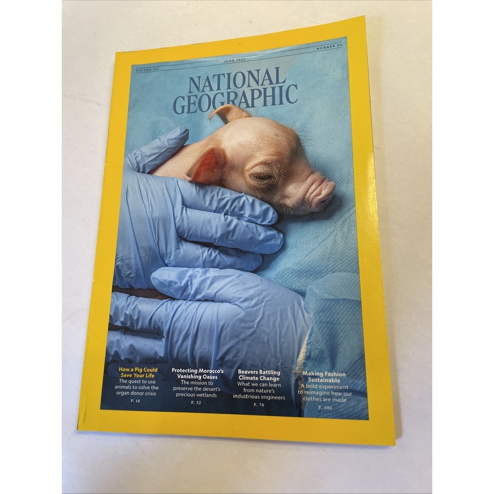 National Geographic Magazine June 2025 SEE PHOTOS FOR CONTENT PAGE